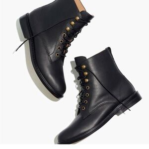 Madewell Kellie Lace-Up Boot 8.5